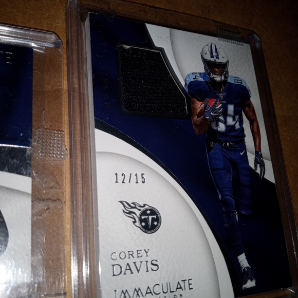 Corey Davis x2 Immaculate/#7 pick 1st round 2017!! - Picture 11 of 12